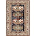 thumbnail image 1 of Sonoma Gypsy Rust Black Ivory Aqua Viscose Area Rug, 1 of 7