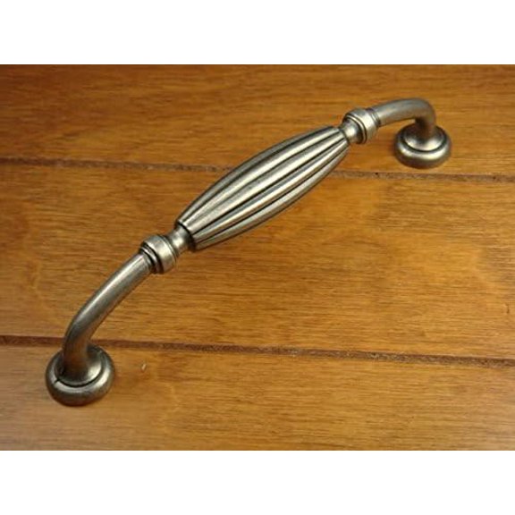 Sonoma Hardware Bodega Rustic Kitchen Handle 5" Hole Spread Antique Pewter Pull Pulls Custom Handle 6 Pack$$Tools & Hardware Other