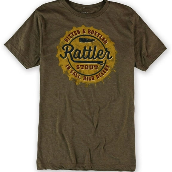 Sonoma Life+Style Mens Rattler Stout Bottlecap Graphic T-Shirt