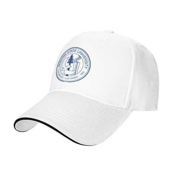 Sonoma State University Casual Sandwich Baseball Cap Adjustable For Men For Women