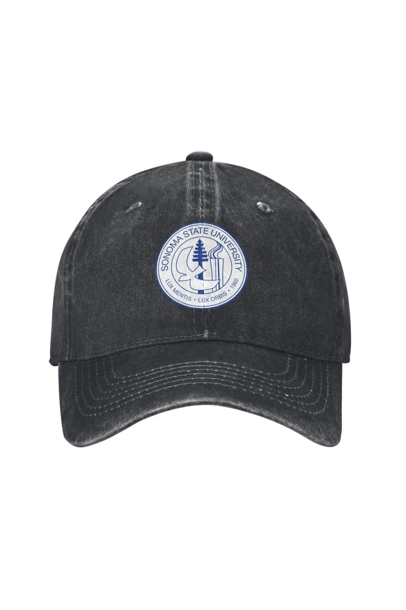 Sonoma State University Hat Adult Adjustable Classic Washed Casquette Cap Hat Baseball Cap