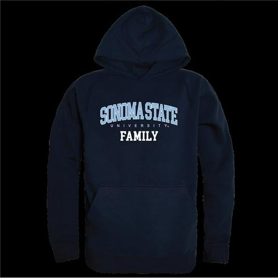 Sonoma State University Seawolves Family Hoodie, Navy - Medium