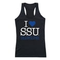 thumbnail image 1 of Sonoma State University Seawolves Women I Love Tank Top, Black - Medium, 1 of 1