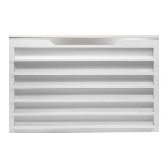 Sonoma White Nail Polish and Powder Rack, Double Shelves 6 Tiers, Holds up to 250 Polish Bottles 125 Dipping Powders, Salon Spa Beauty Furniture & Equipment