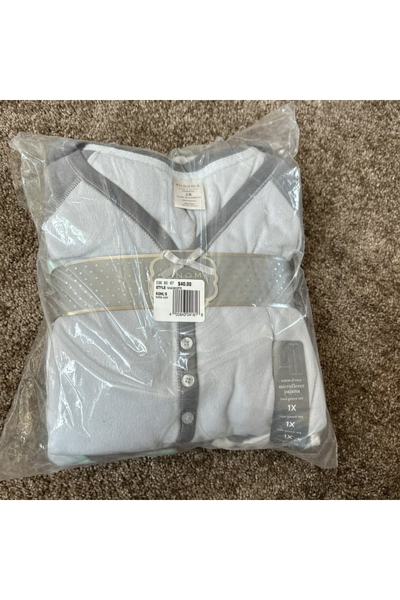 Womens 2 Piece Microfleece Pajama Set Camo 1x NWT