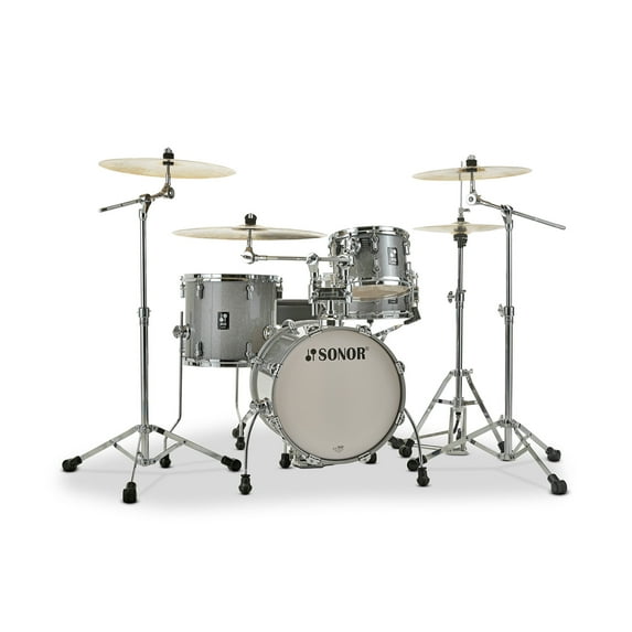 Sonor AQ2 Safari 4-Piece Maple Shell Pack w/ 16" Bass Drum - Titanium Quartz