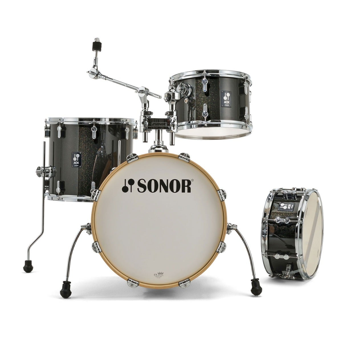 SONOR AQX Jazz Shell Pack Black Midnight Sparkle
