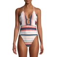 thumbnail image 1 of Sonora Serape One-Piece Plunge Swimsuit, 1 of 2
