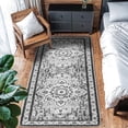 thumbnail image 1 of Sonoro Kate 2.5x8 Area Rugs for Living Room Bedroom, Non Slip Boho Machine Washable Indoor Floor Carpet, Gray, 1 of 7