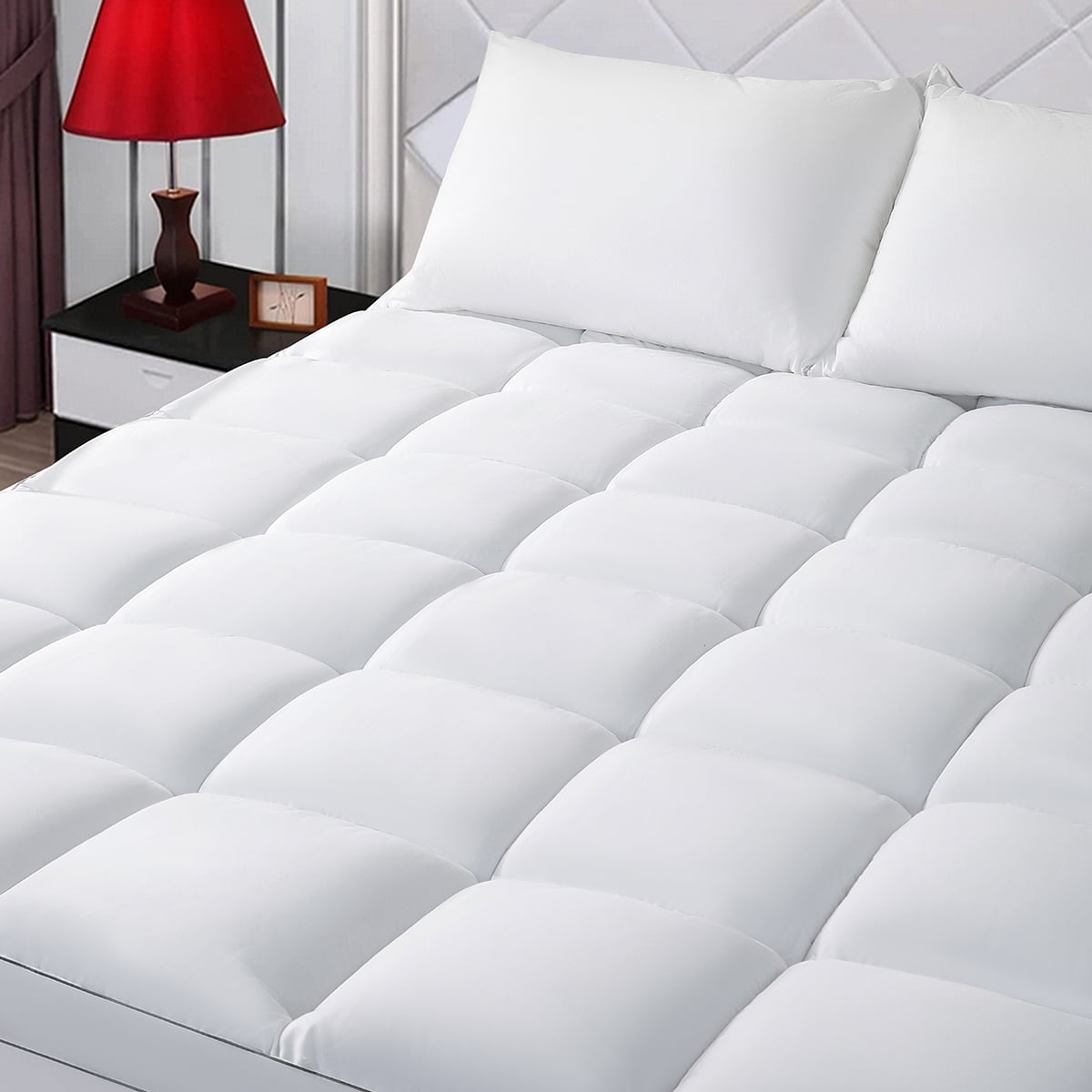 Sonoro Kate 2 Inch Mattress Topper with 21" Deep Pocket, Down