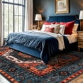 thumbnail image 1 of Sonoro Kate 5x7 Area Rugs for Living Room Bedroom, Non Slip Boho Machine Washable Indoor Floor Carpet, Red-Blue, 1 of 8