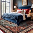 thumbnail image 1 of Sonoro Kate 5x7 Area Rugs for Living Room Bedroom, Non Slip Boho Machine Washable Indoor Floor Carpet, Red, 1 of 8