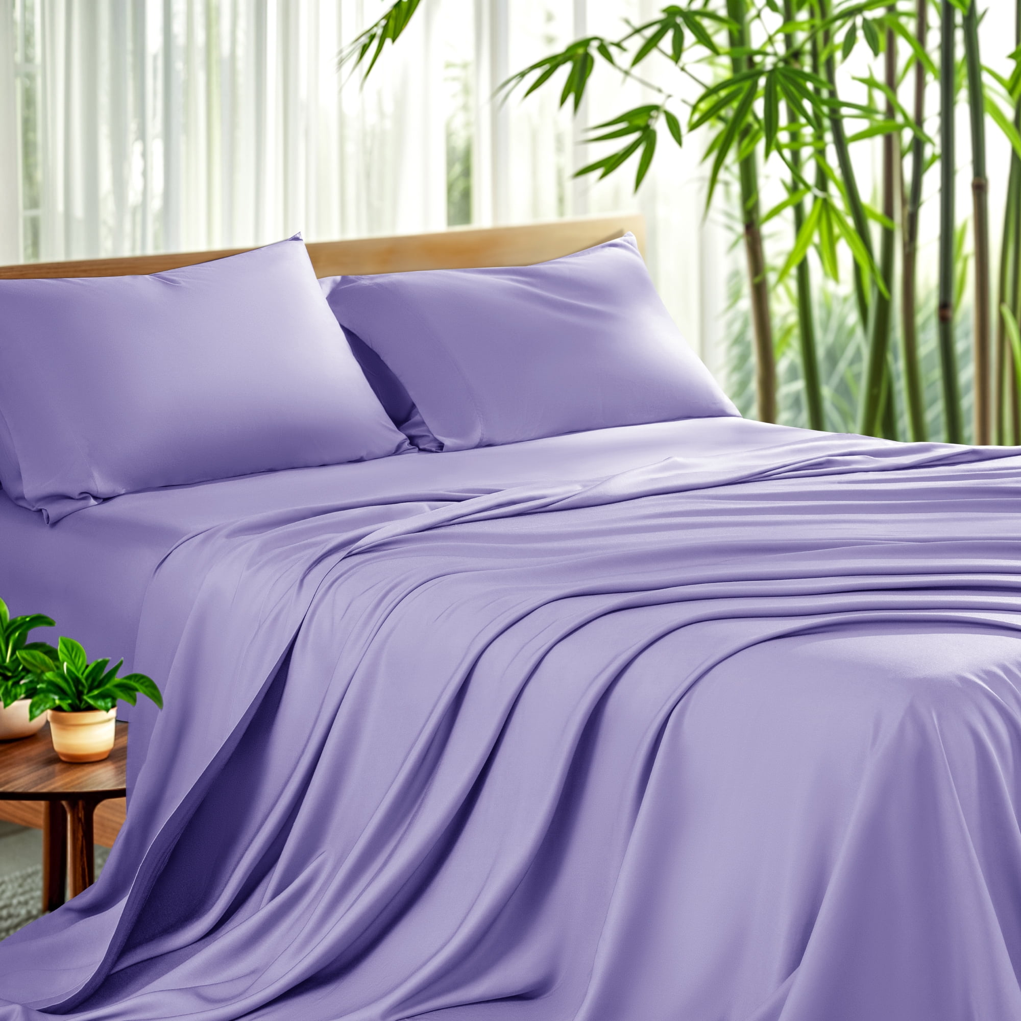Sonoro Kate Luxury Naturally Bamboo Cooling Bed Sheet Set Deep
