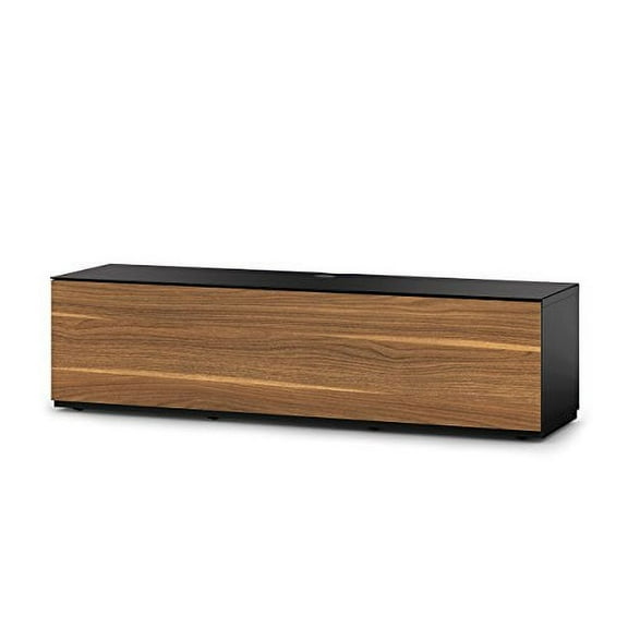 Sonorous Studio ST-160B TV Stand sizes up to 70 - Black (Walnut Cover)