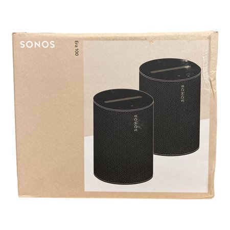 Sonos Era 100 Wireless Speaker - Black 2 Pack