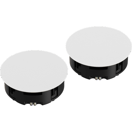 Sonos & Sonance - In-Ceiling Speakers by Sonos and Sonance - 8" - White