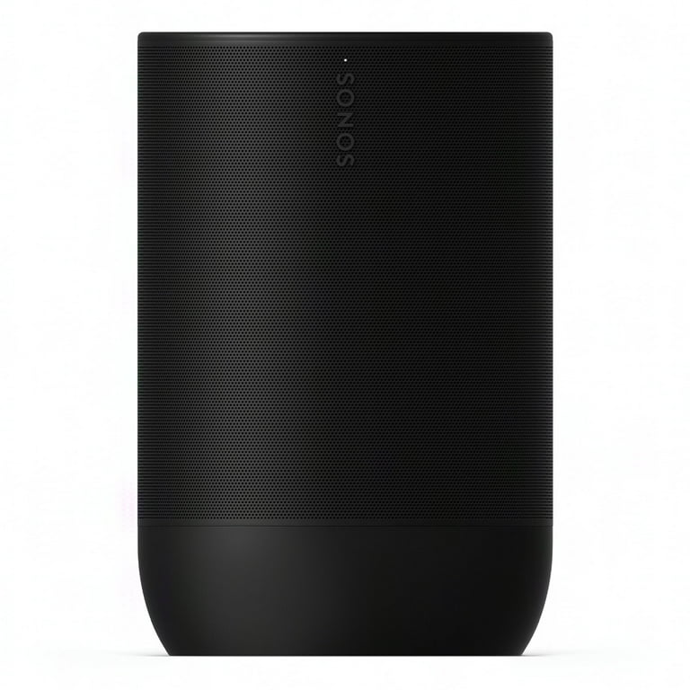 Sonos Move 2 Portable Smart (Black) 24-Hour Wi-Fi and Bluetooth, Speaker Battery with Life