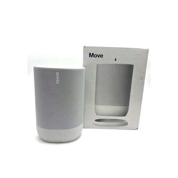 Open Box Sonos Move Wi-Fi Bluetooth Smart Speaker Alexa Built in MOVE1US1 - White