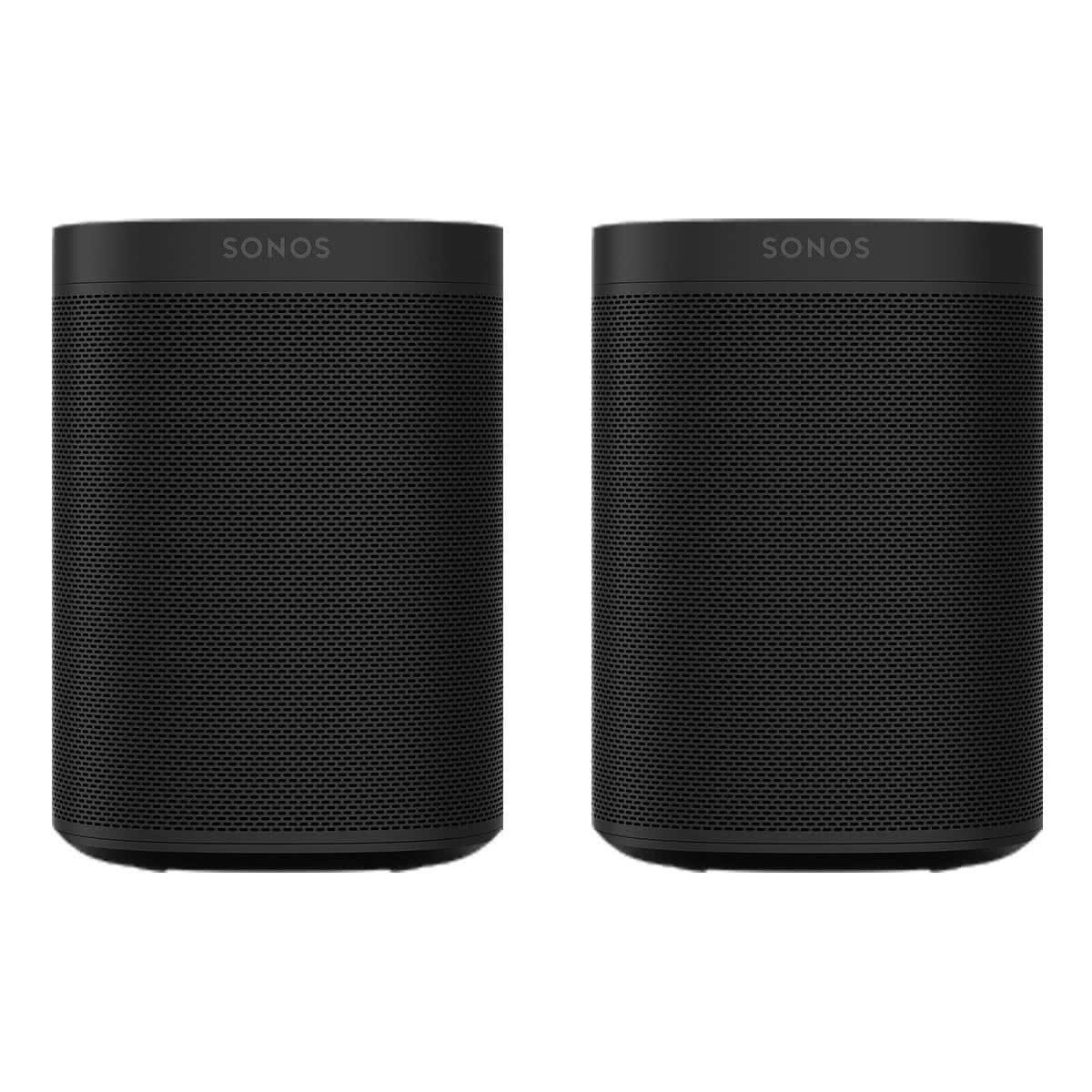 Sonos Two Room Set with Sonos One Gen 2 - Smart Speaker with Voice Control Built-In(Black) - image 1 of 4