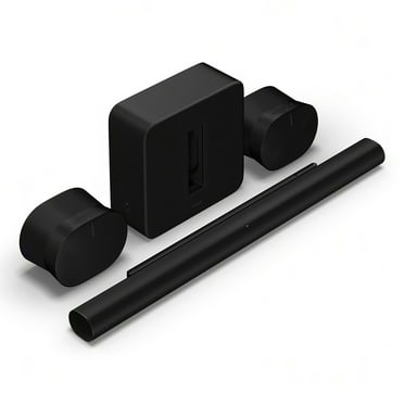 Sonos Ultimate Immersive Set with Arc Ultra Soundbar, Sub 4 Subwoofer, & Pair of Era 300 Wireless Speakers  (Black)