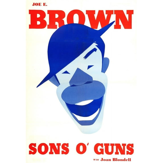 Sons O' Guns Us Poster Art Joe E. Brown 1936 Movie Poster Masterprint (24 x 36)