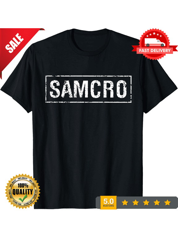 Sons OF ANARCHY SAMCRO MENS BLACK T SHIRT up to Size 4XL, NEW INSTOCK-TH73640