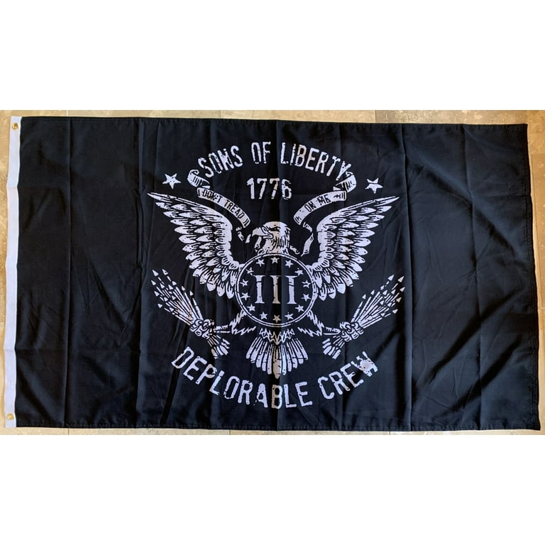 Sons Of Liberty Black Tactical 1776 Deplorable Crew Double