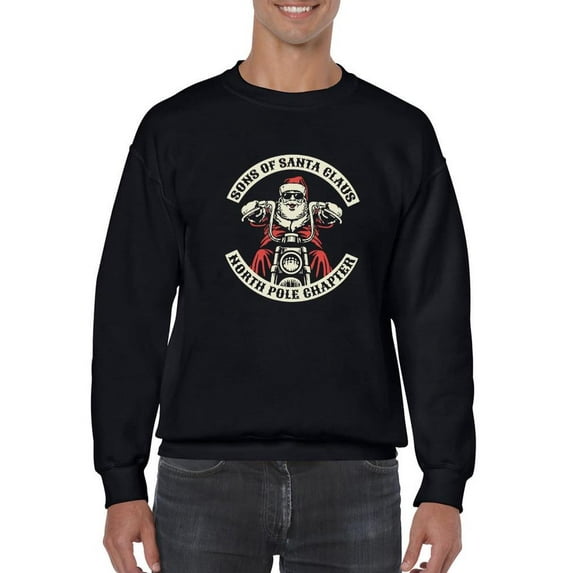 Sons Of Santa Claus. Sweatshirt Men -Smartprints Designs, Male XX-Large