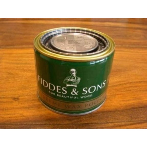 Fiddes & Sons Supreme Wax Polish - Antique Brown Paint Finish - Wood Finish