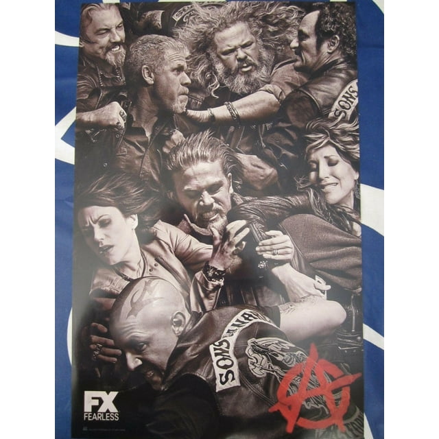 Sons of Anarchy 2014 San Diego ComicCon 11x17 inch mini promo poster