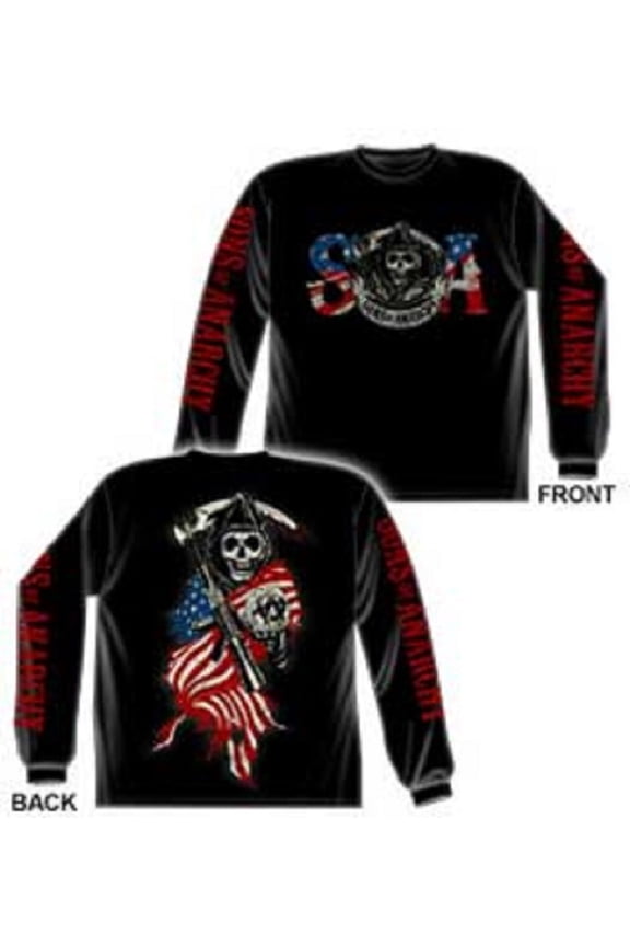 Sons of Anarchy American Anarchy Long Sleeve T-Shirt