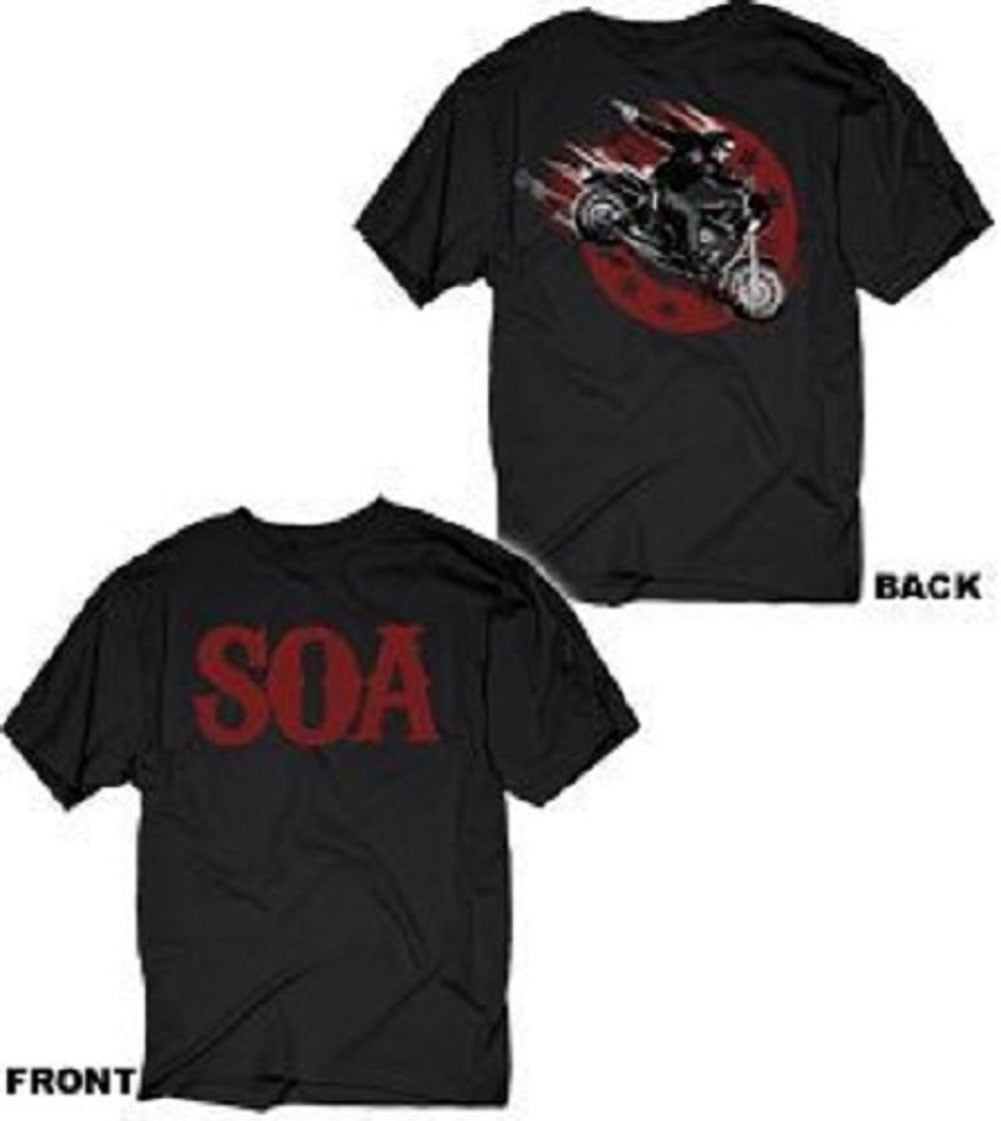 Sons Of Anarchy - Redwood Original Red Patch - T-Shirt