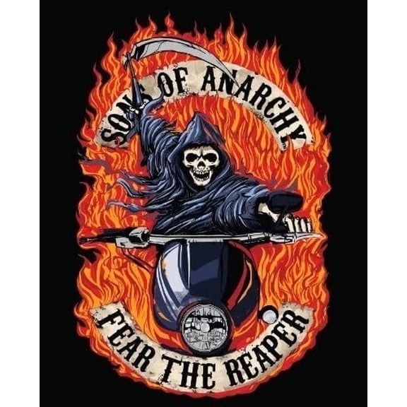 Sons of Anarchy Luxury Plush Throw Raschel Blanket--Fear of Reaper