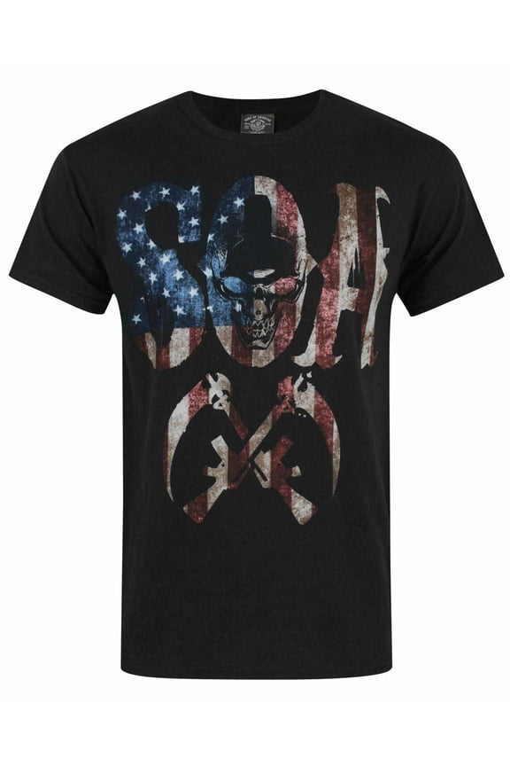Reaper Face Mens Black Short Sleeved T-Shirt | S | Made by Vanilla Underground