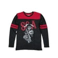 thumbnail image 1 of Sons of Anarchy Mens Red & Black Long Sleeve Graphic T-Shirt Medium, 1 of 2