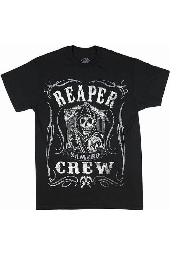 Sons of Anarchy Reaper Crew Scroll Samcro Adult T-Shirt