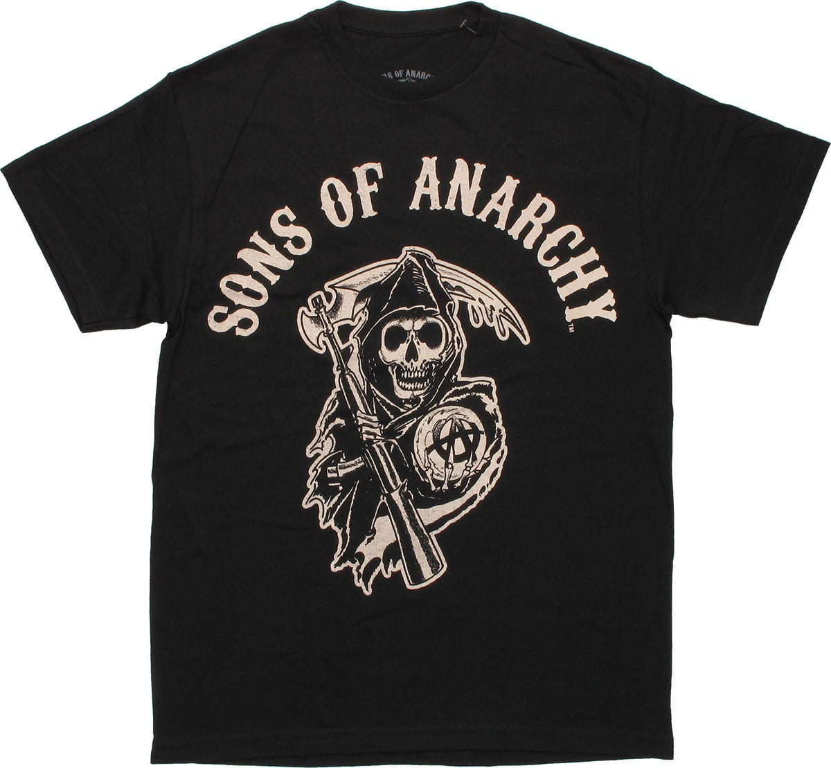Reaper Anarchy of Sons Shirt T Black Logo