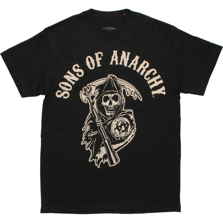Sons of Anarchy Logo Shirt Reaper T Black