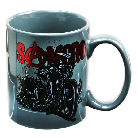 sons of anarchy samcro reaper motorcycle 22oz coffee mug