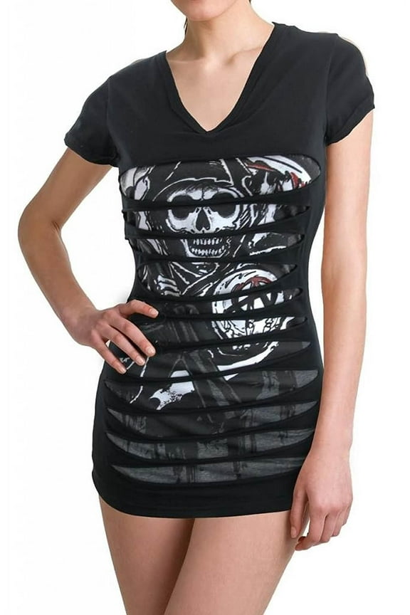 SOA Reaper Juniors Layered Laser Cut Top