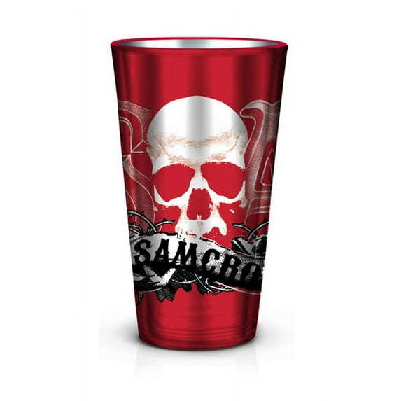 Sons of Anarchy Samro Aluminum Technique Pint Glass