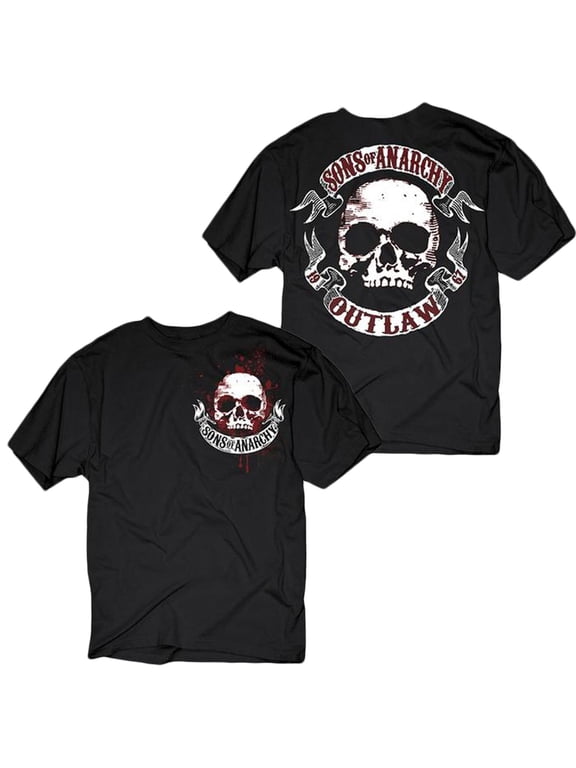 Skull & Scroll T-Shirt, Black Medium