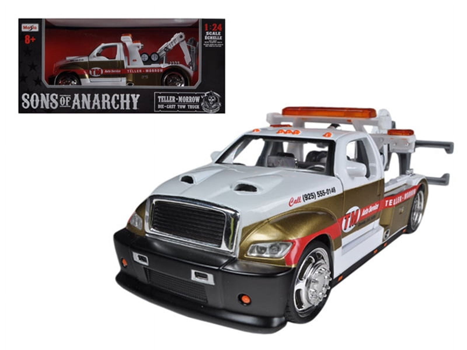 Sons of Anarchy Wrecker Tow Truck 1 25 Diecast Model by Maisto