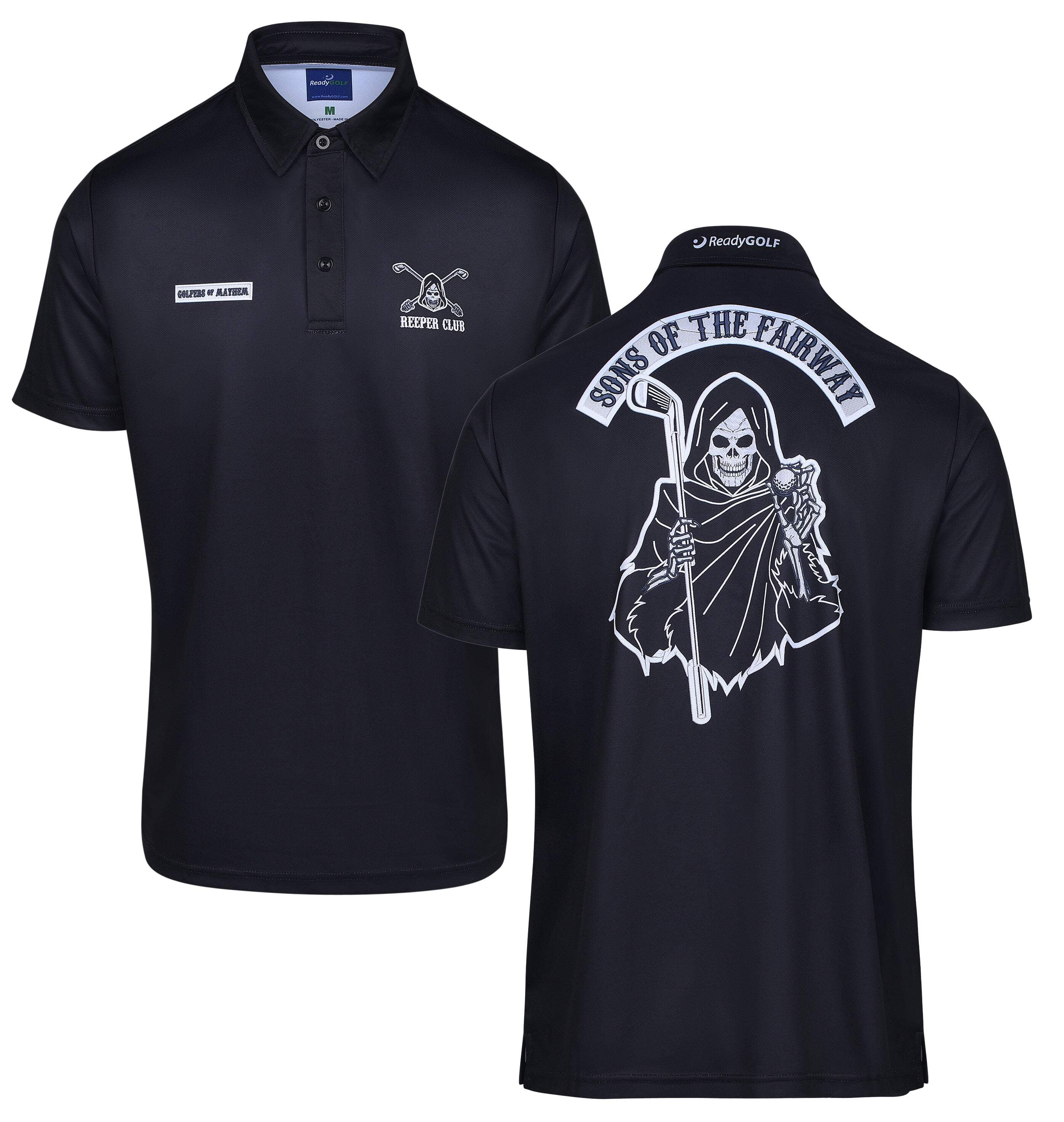 Cocktail Splash Mens Golf Polo Shirt by ReadyGOLF