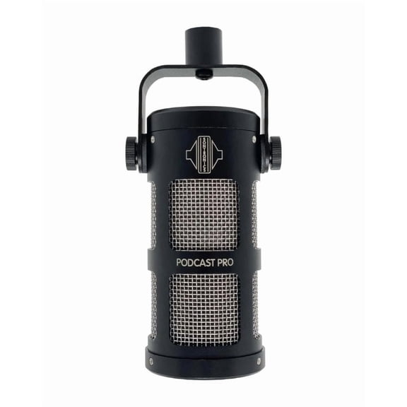 Sontronics Podcast Pro - Dynamic Podcast / Streaming / Broadcast / Gaming Microphone. Black