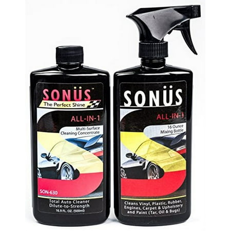 Sonus All-in-1 Multi-Surface Cleaning Concentrate (with 16 oz. Mixing Bottle), 16.9 fl. oz.