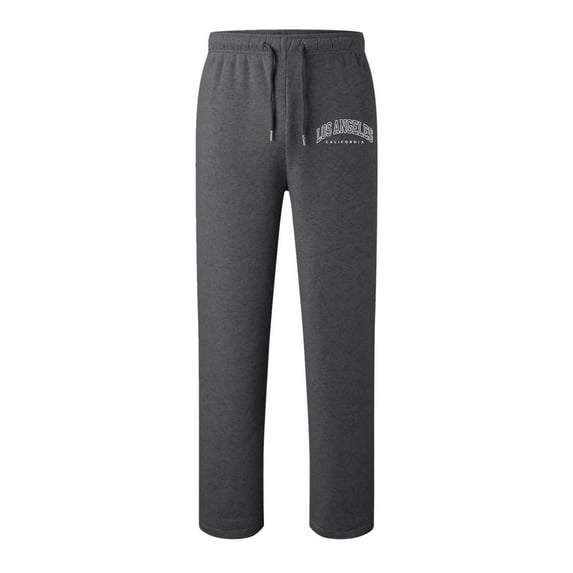 SonxaHe Big Boys' Pants Elastic Waist Straight Leg Athletic Trousers Children Loose Cozy Durable Sweatpants for Spring Gray,Size 8-9 Y