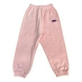 thumbnail image 1 of SonxaHe Big Girl Pants Winter Warm Thermal Elastic Waist Joggers Soft Lined Comfy Casual Trousers Pink,Sized 9-10, 1 of 2