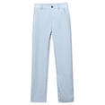 thumbnail image 1 of SonxaHe Big Girl School Pants Stretch High Waist Straight Leg Trousers Children Spring School Wear Uniform Pants Blue,Size 15-16 Y, 1 of 6