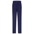 thumbnail image 1 of SonxaHe Big Girl Uniform Pants Flat Front Zip Straight Leg Trousers Kids Stretchy Cozy Spring Durable Pants Blue,Size 13-14 Y, 1 of 4